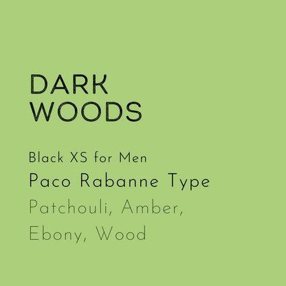 Dark Woods wax melt smells similar to Black XS by Paco Rabanne