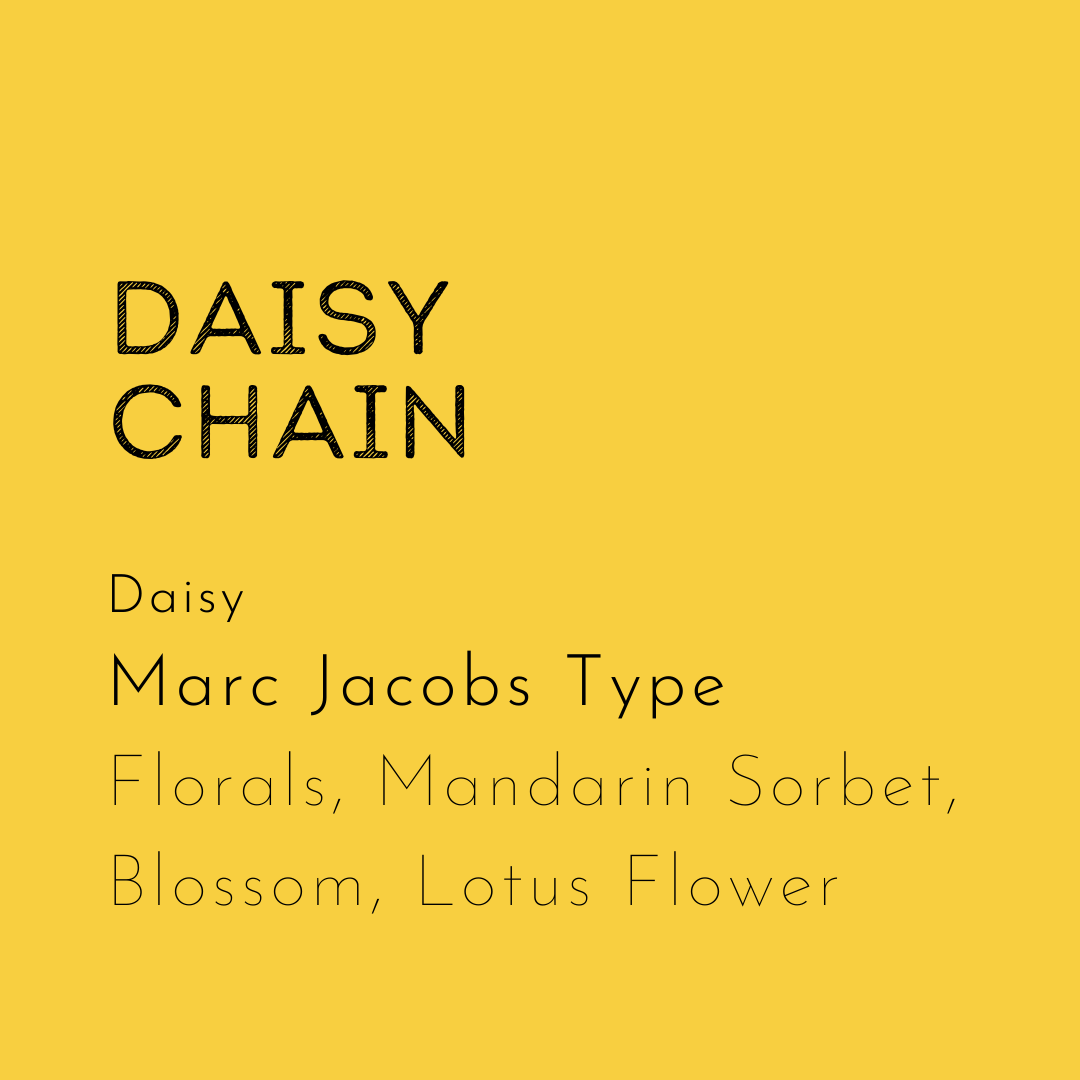 Daisy Chain soy wax melt is a beautiful light and feminine fragrance. 