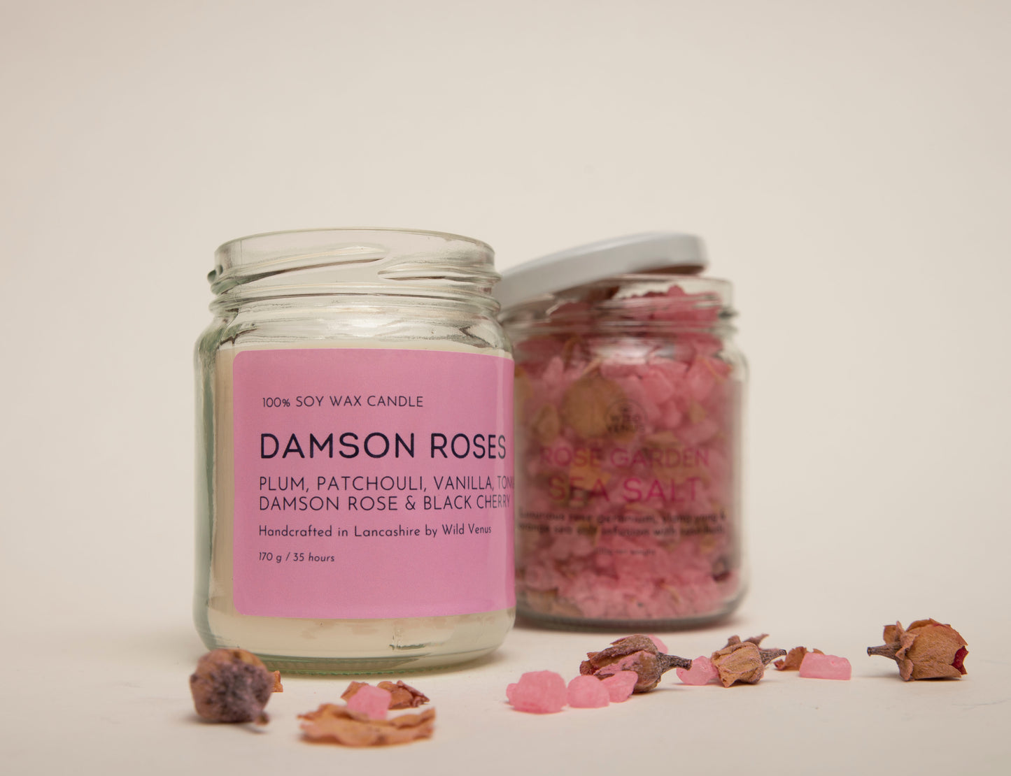 Damson Roses Soy Candle