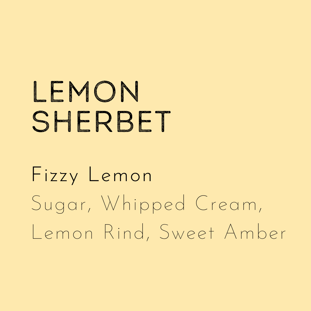 Lemon Sherbet soy wax melt. 